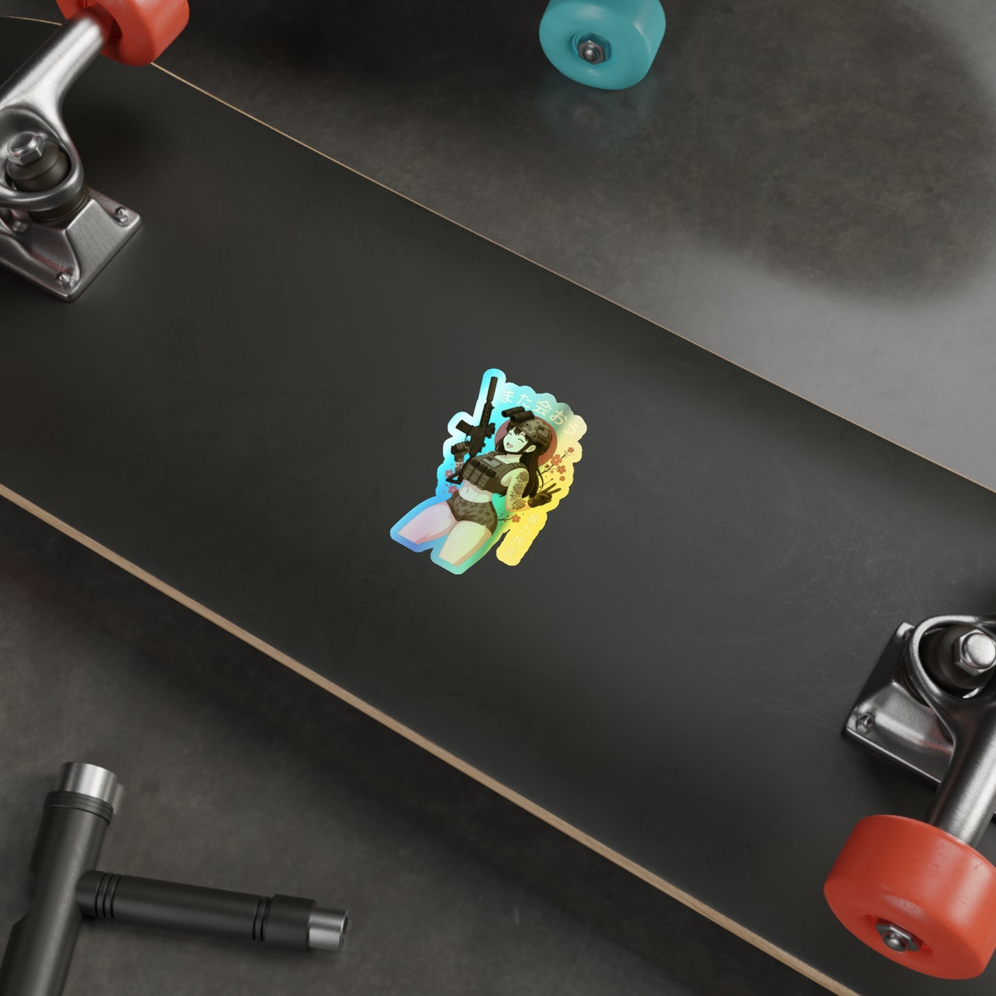 See You Soon Holographic Die-cut Sticker
