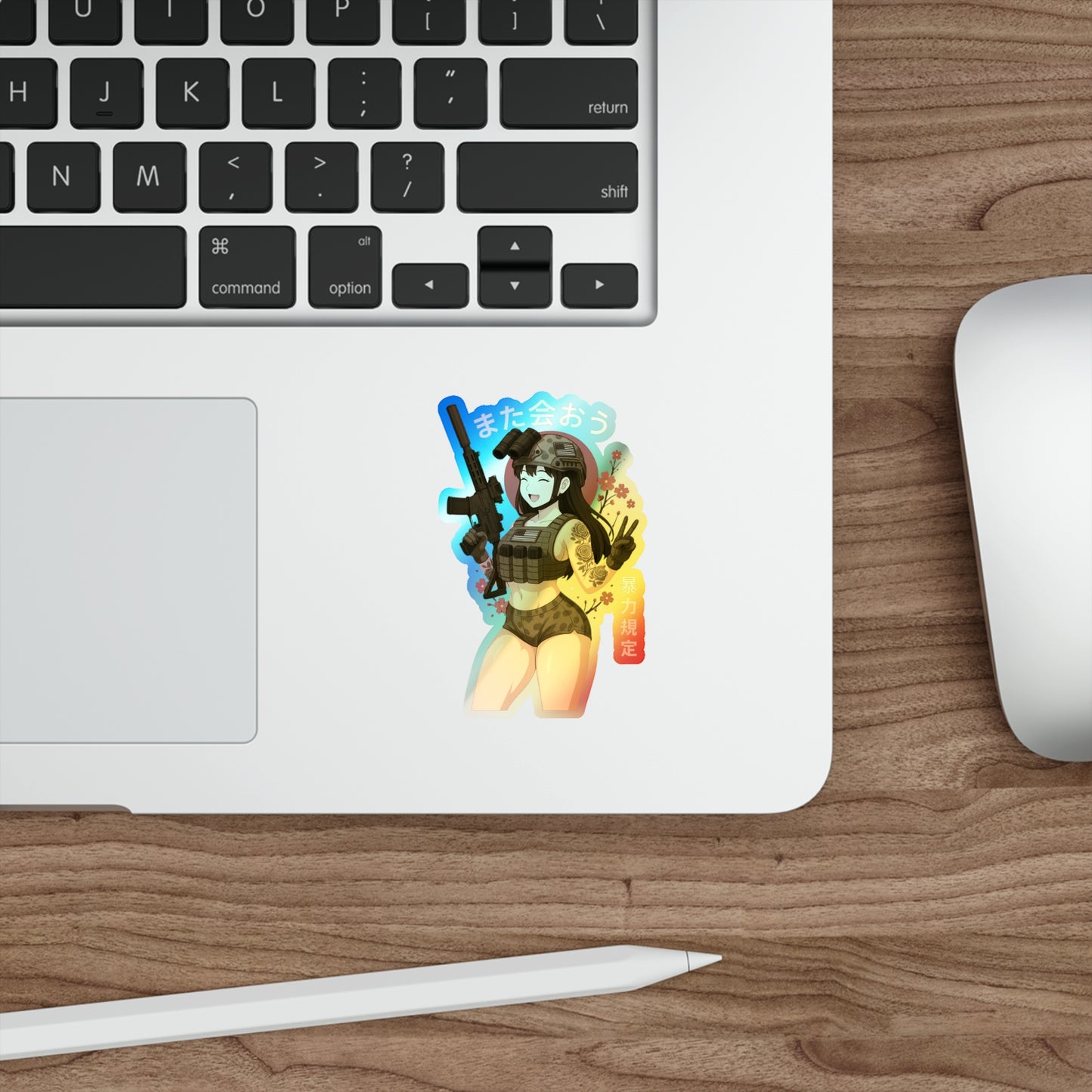 See You Soon Holographic Die-cut Sticker